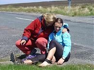 All smiles at the end...