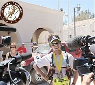 Ryan Sandes has time for a smile after Atacama