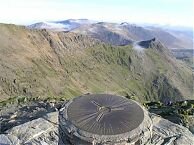 Crib y Ddysgl from Snowdon summit