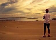 Ryan Sandes, contemplating