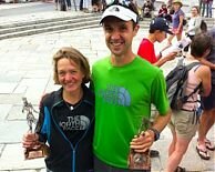 Lizzie and Jez, champions!