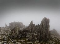 The craggy Glyder landscape