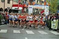The women's race gets underway