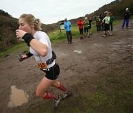 Frosty takes on fuel at one of the many aid stations