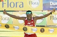 Stephen Muzhingi takes his third-straight Comrades Marathon