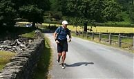 Terry Conway on route at the Lakeland 100