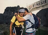 An emotional moment for the winners