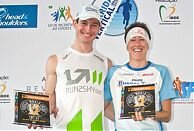 Thomas Dold (left) and Valentina Belotti - VWC Champions