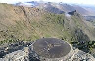 Crib y Ddysgl from Snowdon summit