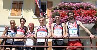 The GB guys and girls at the 3 Rifugi race