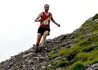 Rob Hope descends Kilnsey