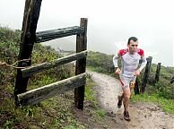 Miguel Heras on his way to the 2012 TNF50 crown