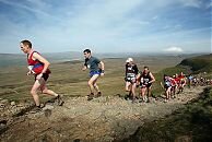 Three Peaks runners on Pen-y-Ghent