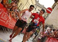 Luis Alberto and Kilian arm in arm at Trans D'Havet