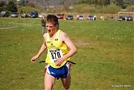 Tim Davies sprints in